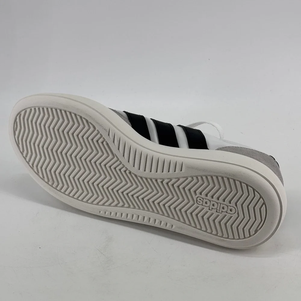 Adidas Barreda Decode J Youth Size 5.5 White Grey Black Suede Sneakers JQ8854